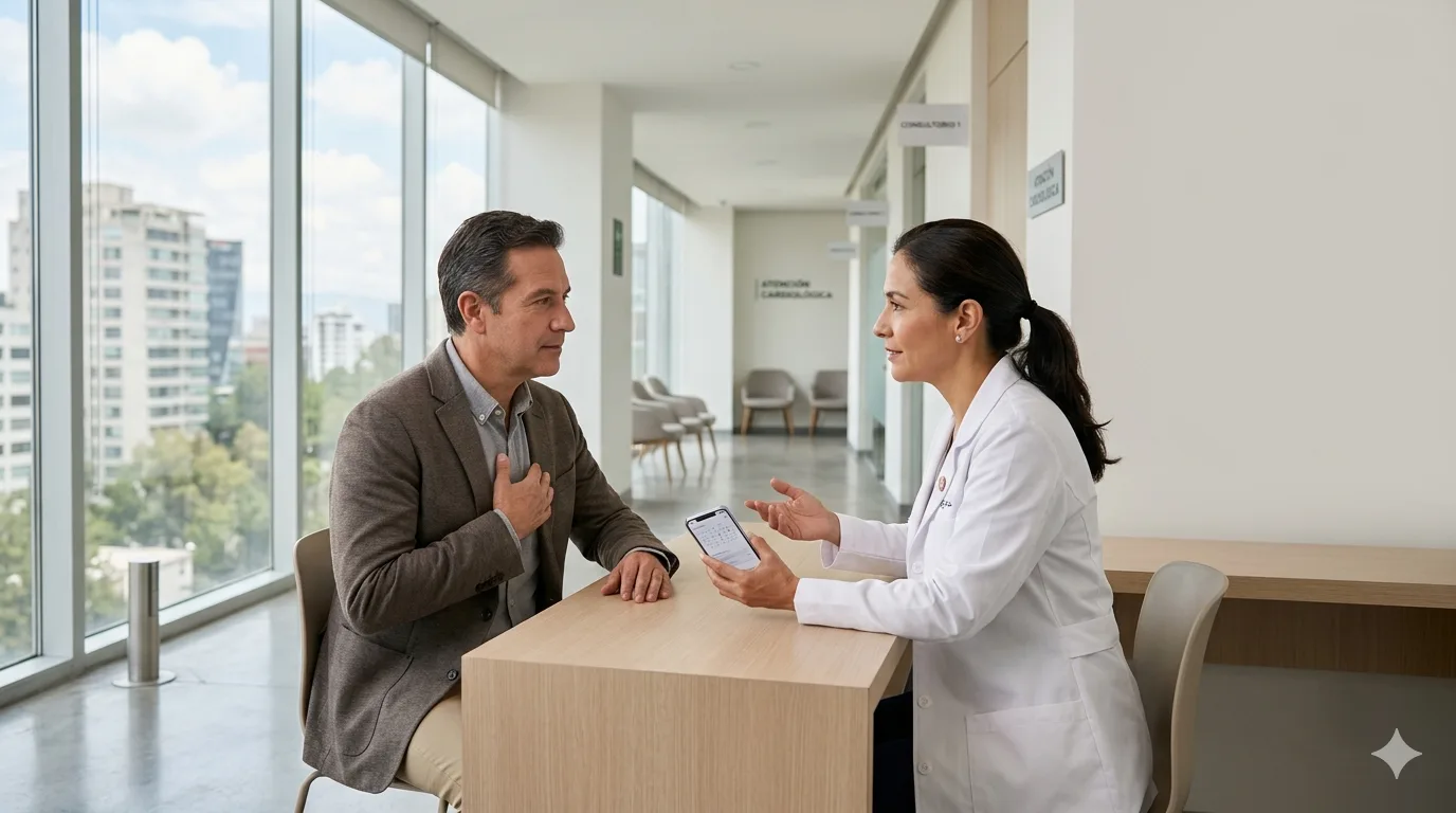 ¿Qué cardiólogo puede verme por palpitaciones hoy en CDMX?